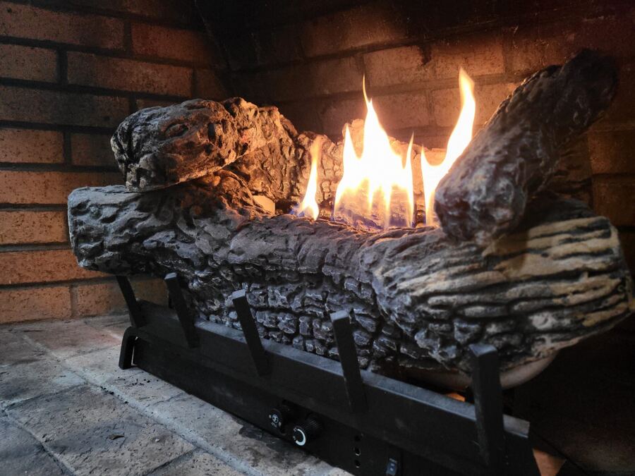 House for sale Franklin NC — gas fireplace