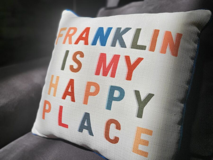 House for sale Franklin NC — Franklin is my happy place pillow